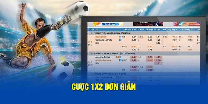 Cược 1x2 đơn giản