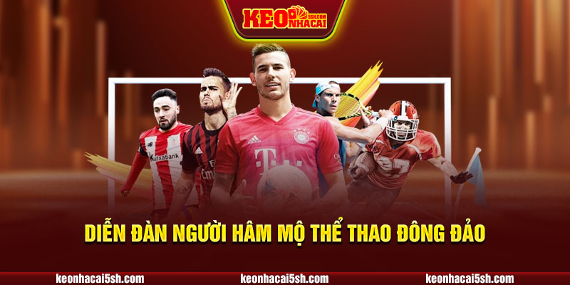 Diễn đàn người hâm mộ thể thao đông đảo