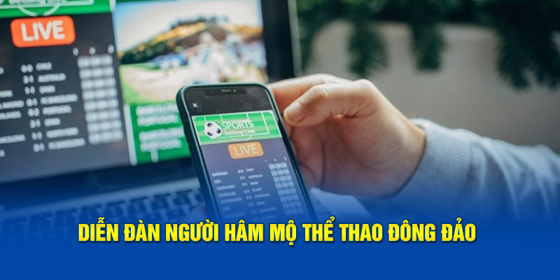 Diễn đàn người hâm mộ thể thao đông đảo