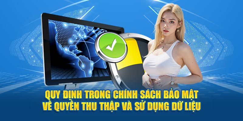            Quy định trong chính sách bảo mật về quyền thu thập và sử dụng dữ liệu